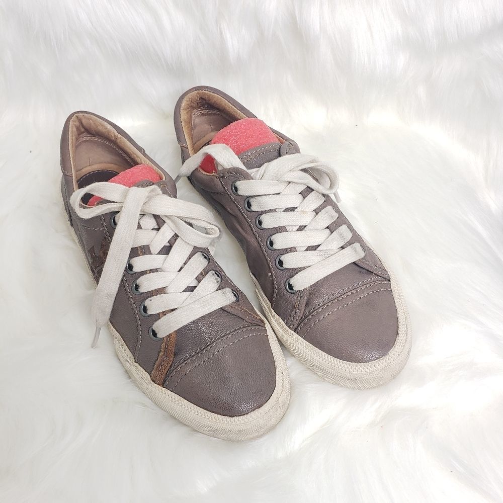 Frye Kira Low Top Leather Sneakers Size 6.5